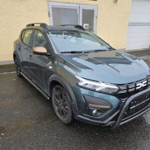 Boční ochranné nerezové nášlapy trubky černé pro Dacia Sandero Stepway 2021- (kód: 348-5489) (TA)