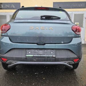 Zadní ochranný nerezový rám černý pro Dacia Sandero Stepway 2021- (kód: 348-7379) (TA)