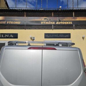 Zadní nerezový rám na střechu s LED integrovanými světly pro Ford Transit 2014> (ME)