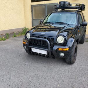 Přední vysoký ochranný rám se zuby TA v černé barvě