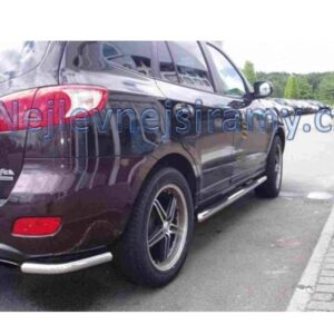 Boční nášlapy s prolisy (nerezové) TA pro Hyundai Santa Fe 2010