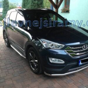 Boční ochranné celonášlapy nerezové pro Hyundai Santa Fe 2013