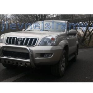 Přední ochranný nerezový rám s krycím plechem pro Toyota Land Cruiser 120 (ST)