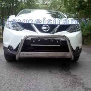 přední ochranný nerezový rám Nissan Qashqai 2014 (MI)