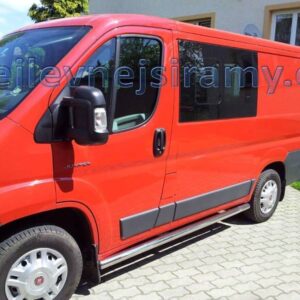 Boční ochranné nerezové nášlapy trubky Citröen Jumper/Fiat Ducato/Peugeot Boxer od 2007 (TA)
