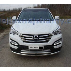 Přední ochranná nerezová dvojitá tyč pro Hyundai Santa Fe 2013