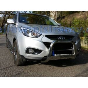 Přední ochranný rám (nerezový) s textem MI pro Hyundai ix35