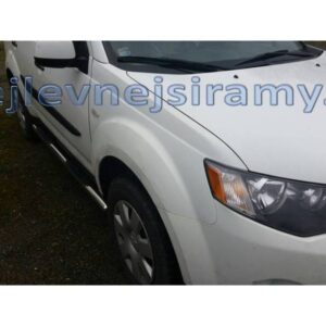 Boční nášlapy s prolisy (nerezové) pro Mitsubishi Outlander od 2007-2009