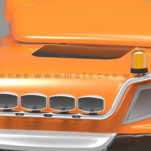 Světelná rampa, horní, 4 + 2 LED