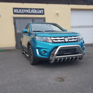 Boční ochranné nerezové nášlapy s prolisy pro Suzuki Vitara 2015 (TA)