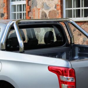 Zadní nerezový ochranný rám na korbu pro Fiat Fullback/Mitsubishi L200 (ME)