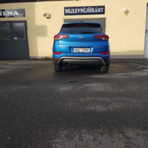 Zadní ochranný nerezový rám pro Hyundai Tucson 2015