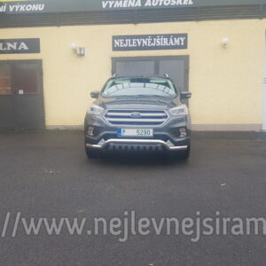 Přední ochranný nerezový rám - tyč se spodním plechem pro Ford Kuga 2017 (ST)