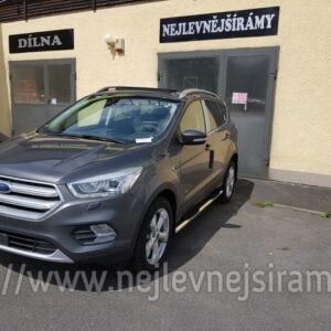 Boční ochranné nerezové nášlapy s prolisy pro Ford Kuga 2017 (TA)
