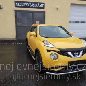 Boční ochranné nerezové nášlapy s prolisy pro Nissan Juke (TA)