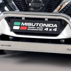 Přední ochranný nerezový rám pro Nissan Qashqai 2017