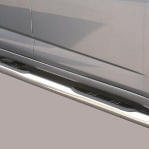 Boční ochranné nerezové nášlapy s plastovými prolisy pro Daihatsu Terios (MI)