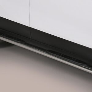 Opel Mokka boční ochranné oválné nerezové nášlapy s plastovými prolisy