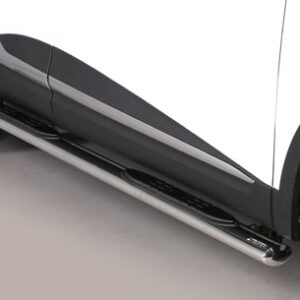 Boční ochranné oválné nerezové nášlapy s hliníkovými prolisy pro Renault Kadjar (MI)