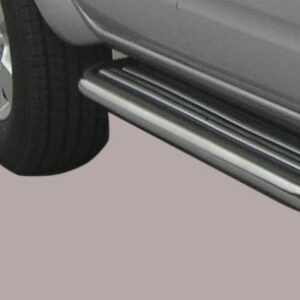 Boční ochranné nerezové celonášlapy pro Nissan Navara