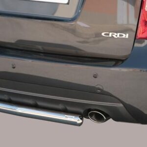 Zadní ochranný nerezový rám