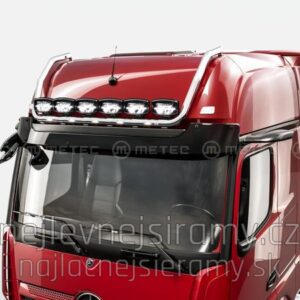 Rám na střechu kabiny GIGA pro 6 přídavných světel s 5 bílými LED pro MB Actros MP4 2011 (ME)