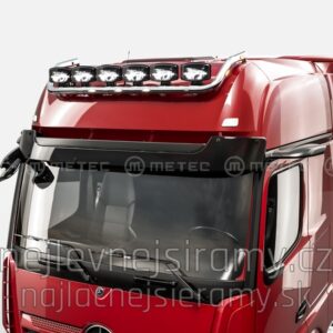 Rám na střechu kabiny GIGA pro 6 přídavných světel se 3 bílými a 4 žlutými LED pro MB Actros MP4 2011 (ME)