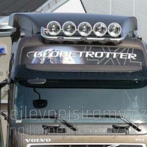 Rám na střechu kabiny pro 5 přídavných světel s 3 LED pro Volvo FM 2014 (ME)