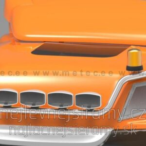 Horní nerezový rám na střechu pro 4 přídavná světla pro DAF CF 15 (ME)