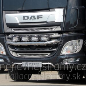 Přední ochranný nerezový rám pro 4 přídavná světla pro DAF XF Euro 6 2017- (ME)