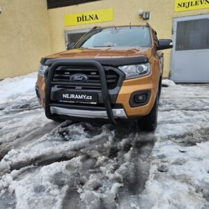 Přední ochranný nerezový rám černý pro Ford Ranger (TA)