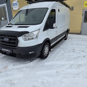 Boční ochranné nerezové celonášlapy aluminium plast pro Ford Transit 2014> (TA)