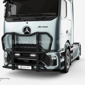 Přední velký ochranný nerezový rám černý pro Mercedes ACTROS 2025- (ME)