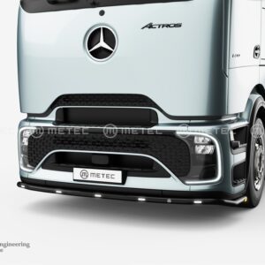 Přední ochranný nerezový rám spodní tyč černá s led pozičkami pro MB ACTROS 2025- (ME)