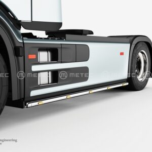 Boční nerezové nášlapy trubky s LED pozičkami pro MB ACTROS 2025- (ME)