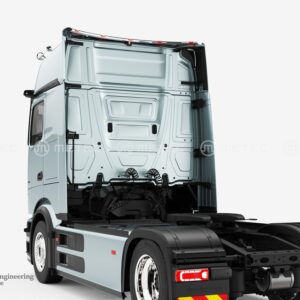 Horní zadní nerezový rám s led pozičkami pro MB Actros 2025- (ME)