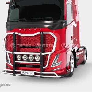 Přední velký ochranný nerezový rám s mříží a spodním rámem do boků pro Volvo FH AERO 2024- (ME)