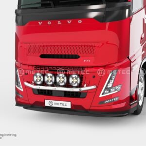 Přední ochranný nerezový rám tyč pro 4 přídavná světla s LED pozičkami pro Volvo FH AERO 2024-- (ME)