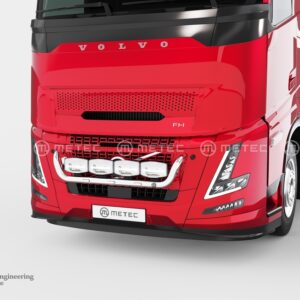 Přední ochranný nerezový rám pro 4 přídavná světla s LED pozičkami pro Volvo FH AERO 2024- (ME)