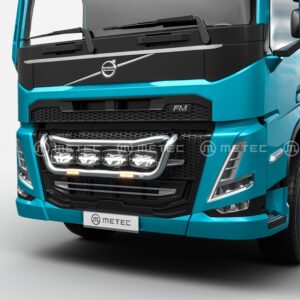 Přední ochranný nerezový rám pro 4 přídavná světla se 2 LED pozičkami pro Volvo FM 2020- (ME)