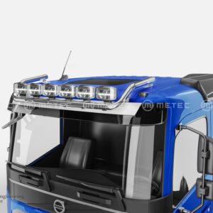 Horní ochranný nerezový rám na střechu zakladni kabina model Globetrotter pro 6 přídavných světel pro Volvo FM 2020- (ME)