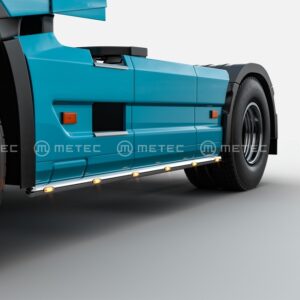 Boční nerezové nášlapy trubky s LED pozičkami pro Volvo FM 2020- (ME)