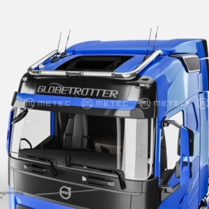 Horní ochranný nerezový rám na střechu velká kabina s integrovanými světly pro Volvo FH 2020- (ME)