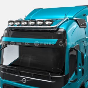 Horní ochranný nerezový rám na střechu velká kabina pro 6 přídavných světel pro Volvo FMX 2020- (ME)