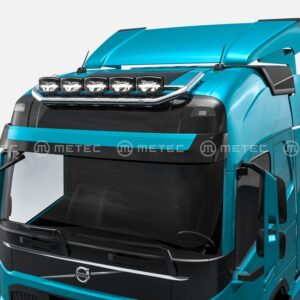 Horní ochranný nerezový rám na střechu velká kabina pro 5 přídavných světel pro Volvo FMX 2020- (ME)