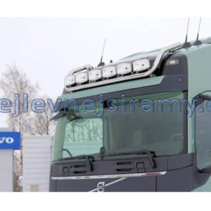 Horní nerezový rám na přídavná světla pro Volvo FH 2013