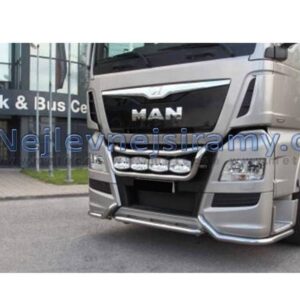 Přední ochranný nerezový rám na přídavná světla pro MAN TGX 2013- (ME)