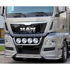 Přední ochranný nerezový rám na přídavná světla pro MAN TGX 2013- (ME)