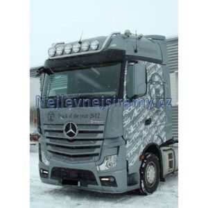 Horní ochranný nerezový rám na 6 přídavných světel pro MB ACTROS MP4 2011 (ME)