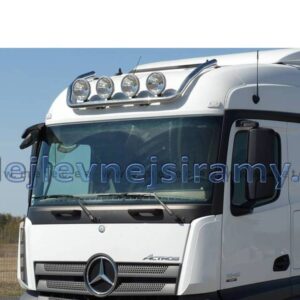 Horní nerezový rám na 4 přídavná světla pro MB AROCS 2014